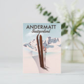 Brauneck Bayern, Deutschland Skiposter Postkarte (Stehend Vorderseite)