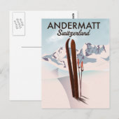Brauneck Bayern, Deutschland Skiposter Postkarte (Vorne/Hinten)