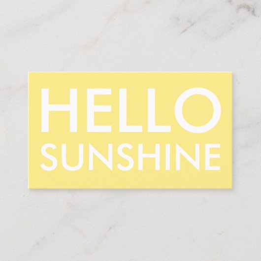 Bräunen u. Schönheitssalonminimalist-Visitenkarte Visitenkarte (Vorderseite)