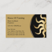 Bräunende Visitenkarten Visitenkarte (Vorderseite)