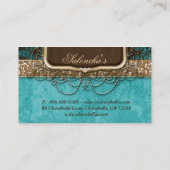 Bräunender Leuchter-wirklicher Anwesen-Agent D der Visitenkarte (Rückseite)