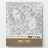 Brauner Abschluss Fotoplatte (Vorderseite)