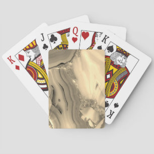 Brauner Achat Spielkarten