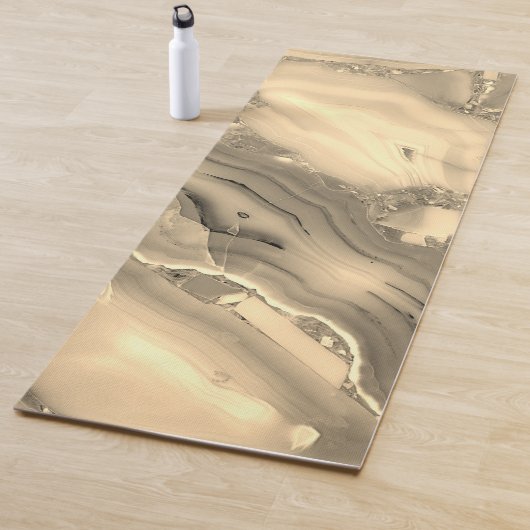 Brauner Achat Yogamatte (Beispiel)