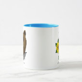 Brauner Bär Blüten Feather Tasse (Zentrum)