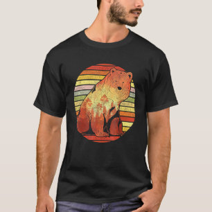 Brauner Bär im Freien Naturwald Tierart T-Shirt