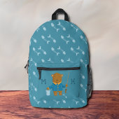 Brauner Bär Kid Blue Backpack Bedruckter Rucksack
