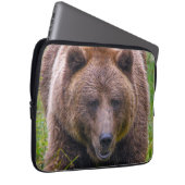 Brauner Bär Laptop-Sieb Laptopschutzhülle (Vorne Rechts)