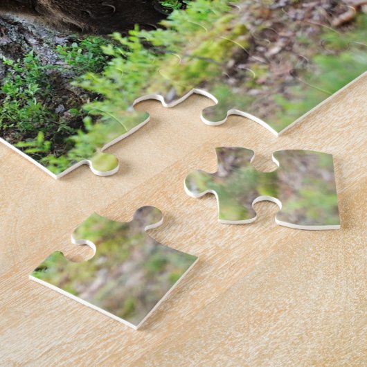 Brauner Bär Mama mit Cubs, Jigsaw Puzzle (Seite)