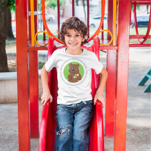 Brauner Bär mit Eiscreme T-Shirt