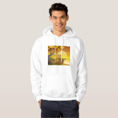 Brauner Bär Sunset Hoodie (Vorne ganz)