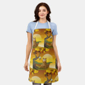 Brauner Bär Sunset Schürze (Getragen)