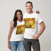 Brauner Bär Sunset T-Shirt (Unisex)