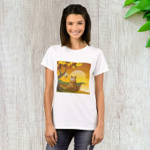 Brauner Bär Sunset T-Shirt