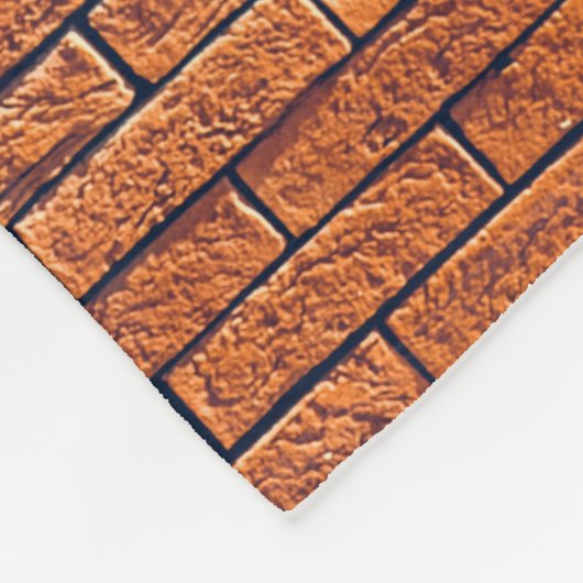 Brauner Baumstamm Fleecedecke (Ecke)