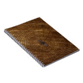 Brauner Baumstamm Notizblock (Rechte Seite)