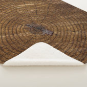 Brauner Baumstamm Sherpadecke (3/4)