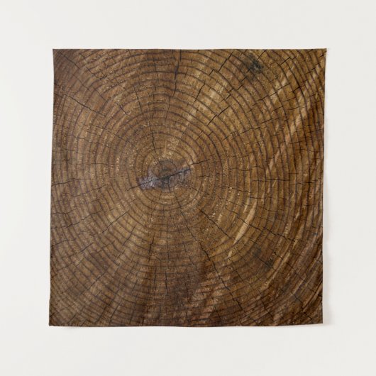 Brauner Baumstamm Wandteppich (Vorderseite (Horizontal))