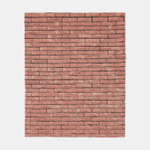 Brauner Betonziegel Fleecedecke (Vorderseite)