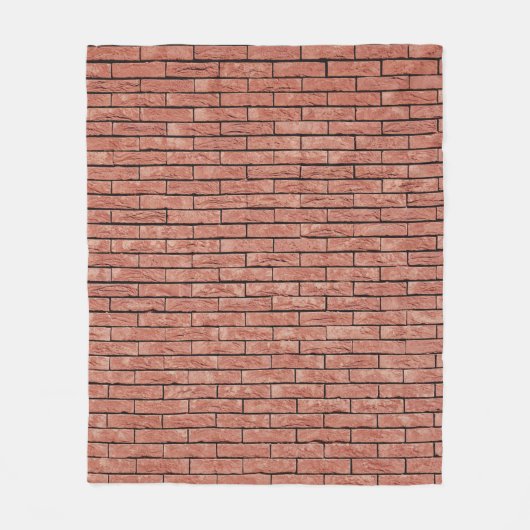 Brauner Betonziegel Fleecedecke (Vorderseite)