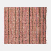 Brauner Betonziegel Fleecedecke (Vorderseite (Horizontal))