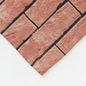 Brauner Betonziegel Fleecedecke (Ecke)