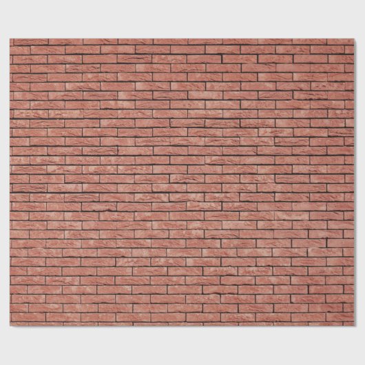 Brauner Betonziegel Geschenkpapier (Flach)