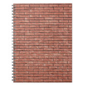 Brauner Betonziegel Notizblock (Vorderseite)