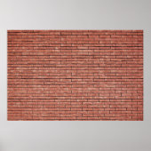 Brauner Betonziegel Poster (Vorne)