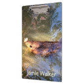 Brauner Biber Schwimmen Klemmbrett (Links)