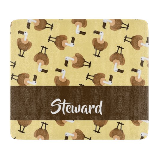 Brauner Bird Schneidebrett (Vorderseite)