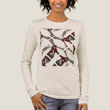 Brauner Blaue Diagonale Wirbel Abstrakt Mittelmeer