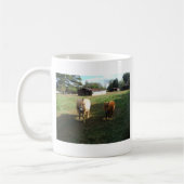 Brauner Blond, zwei Miniaturpferde, "Kleiner Pony" Kaffeetasse (Links)