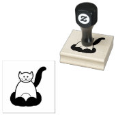 Brauner Cartoon Gummistempel (Stempel)