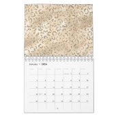 Brauner Cheetah Leopard Hautbild Tier Kalender (Jan 2026)
