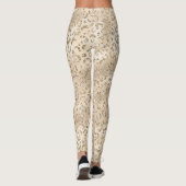 Brauner Cheetah Leopard Hautbild Tier Leggings (Rückseite)