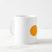 Brauner Circle Sq Circle Trans-3 The MUSEUM Zazzle Kaffeetasse (Vorderseite Links)