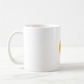 Brauner Circle Sq Circle Trans-3 The MUSEUM Zazzle Kaffeetasse (Links)