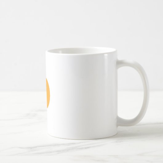 Brauner Circle Sq Circle Trans-3 The MUSEUM Zazzle Kaffeetasse (Rechts)