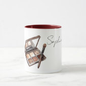 Brauner Creme Make-up Lidschatten Tasse (Zentrum)