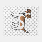 Brauner dänisch-schwedischer Bauernhof Niedlich Ca Fleecedecke (Vorderseite (Horizontal))