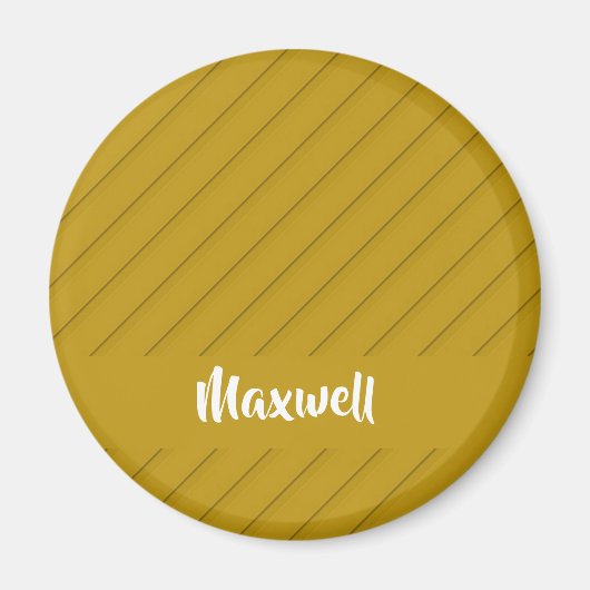 Brauner diagonaler Kunststoff-texturierter individ Magnet (Vorne)