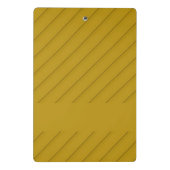 Brauner diagonaler Kunststoff-texturierter individ Mini Klemmbrett (Rückseite)