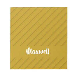 Brauner diagonaler Kunststoff-texturierter individ Notizblock