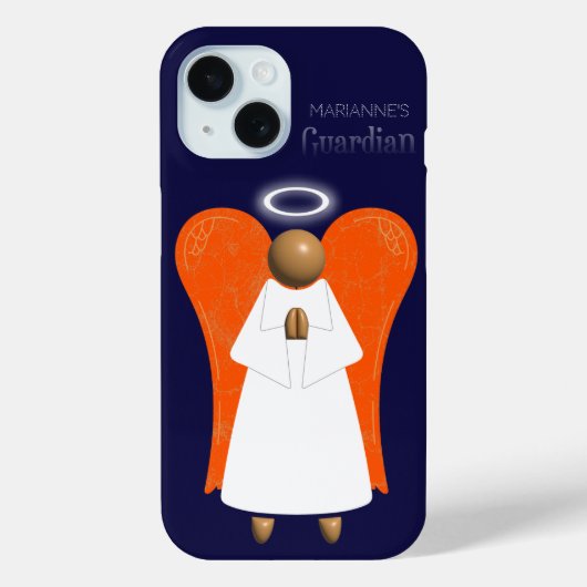 Brauner Engel, Guardian Angel Case-Mate iPhone Hülle (Rückseite)
