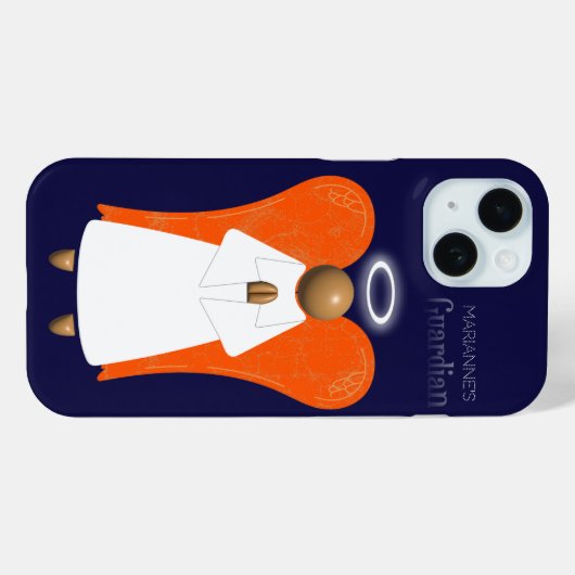 Brauner Engel, Guardian Angel Case-Mate iPhone Hülle (Rückseite (Horizontal))