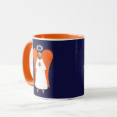 Brauner Engel, Guardian Angel-Tasse Tasse (Vorderseite Links)