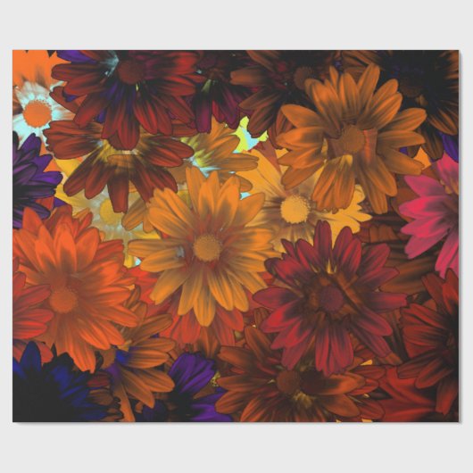 Brauner Fall Geschenkpapier (Flach)