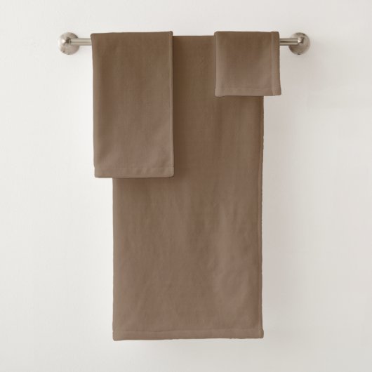 Brauner Farbverlauf Badhandtuch Set (Insitu)