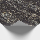 Brauner Felsen Geschenkpapier (Ecke)